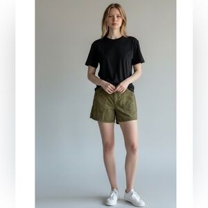 Madewell Shorts Army Green Size 26